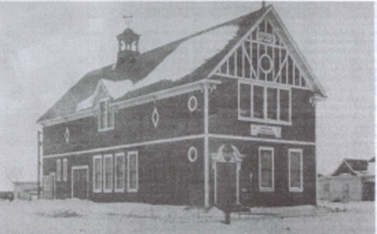 1909 Town Hall - Black & White photo