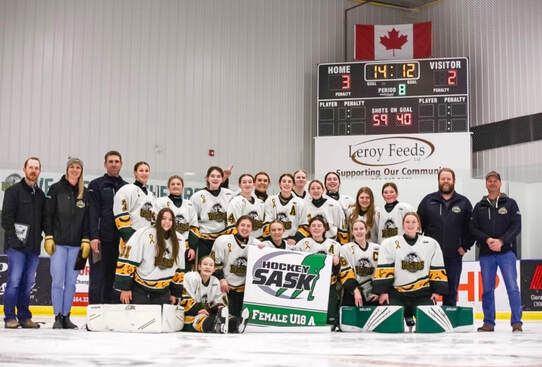 Hockey group shot.