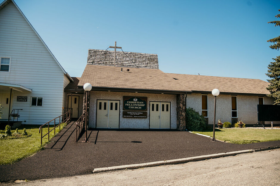 Exterior of Christian Fellowship Church building.