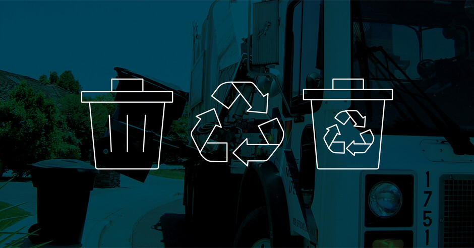 Graphics of garbage &amp; Recycling