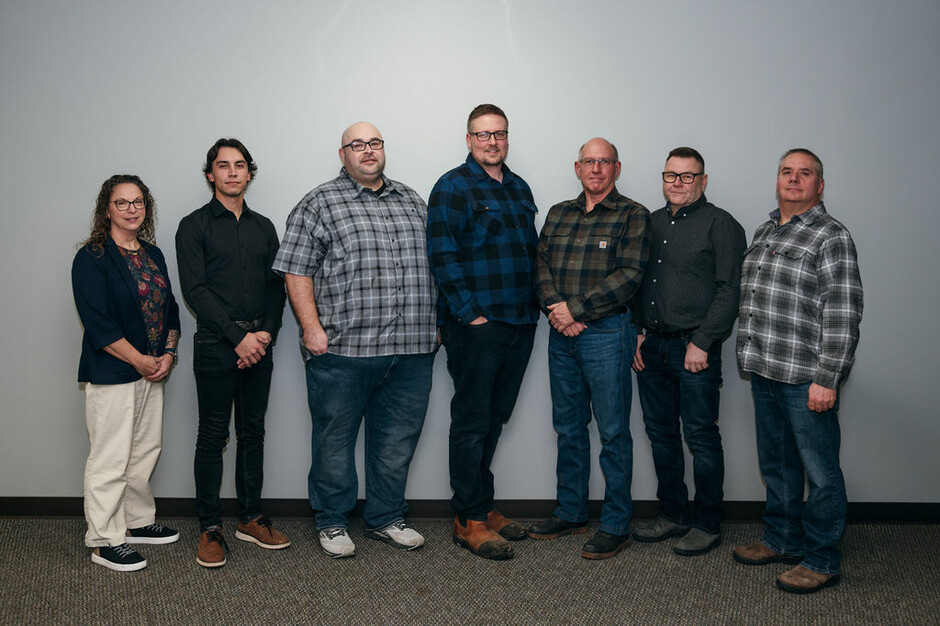 Group photo of the 7 members of Town Council.